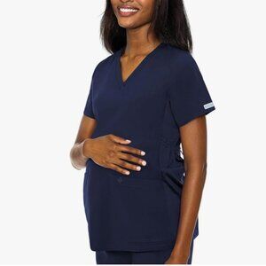 Med Couture Maternity Scrub Top, Size XS